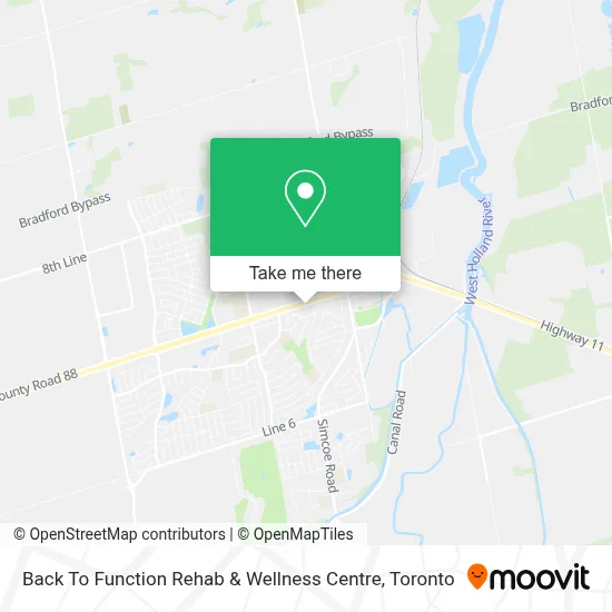 Back To Function Rehab & Wellness Centre map