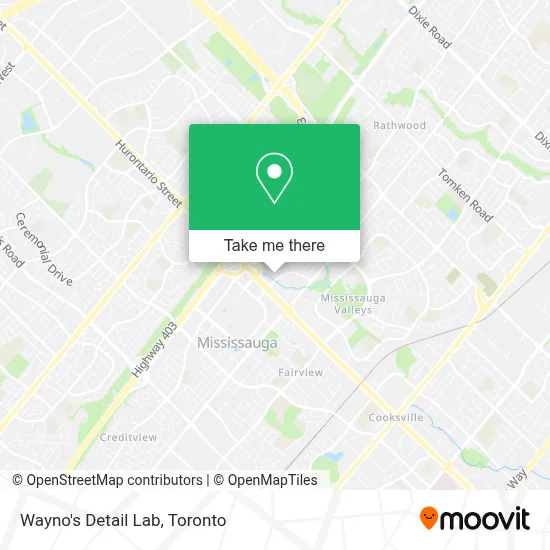 Wayno's Detail Lab map