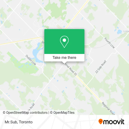 Mr.Sub map