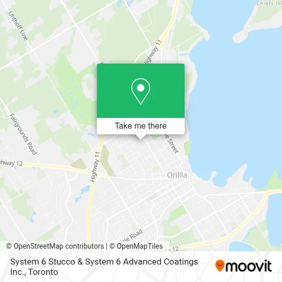 System 6 Stucco & System 6 Advanced Coatings Inc. map