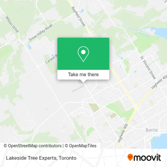 Lakeside Tree Experts plan