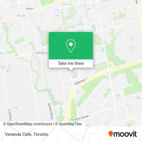 Veranda Cafe map
