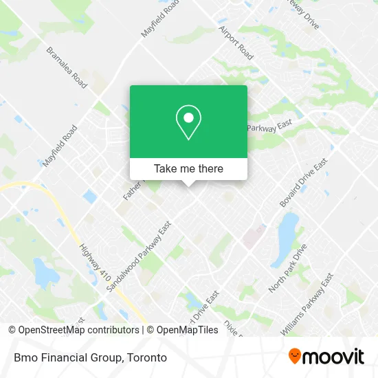 Bmo Financial Group map