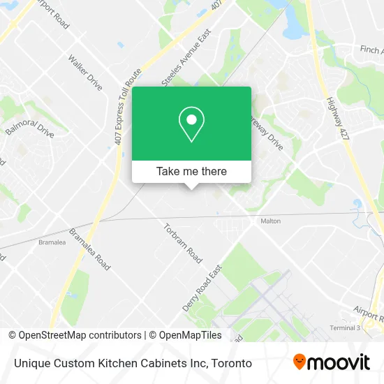 Unique Custom Kitchen Cabinets Inc map