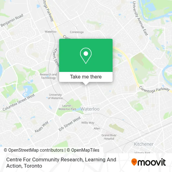 Centre For Community Research, Learning And Action map