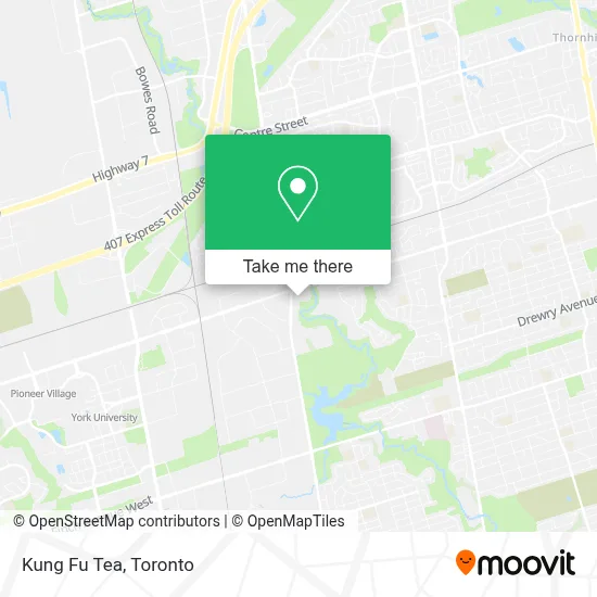Kung Fu Tea map