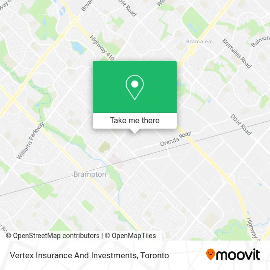 Vertex Insurance And Investments map