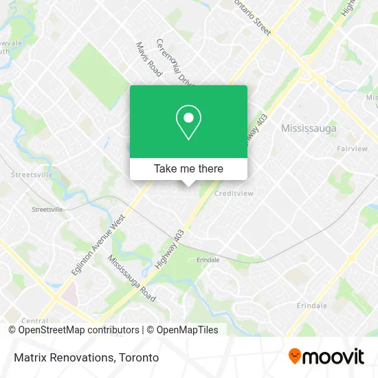 Matrix Renovations map