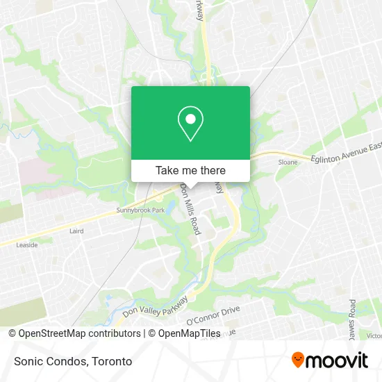 Sonic Condos map