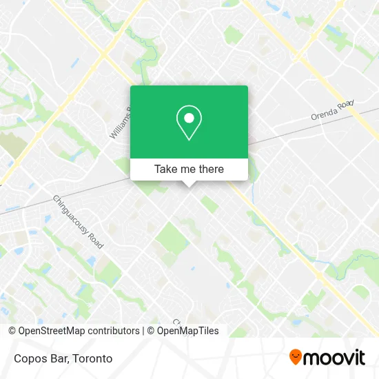 Copos Bar map