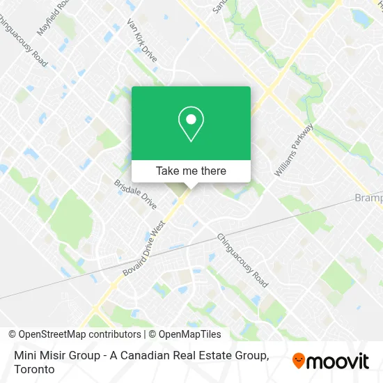 Mini Misir Group - A Canadian Real Estate Group map