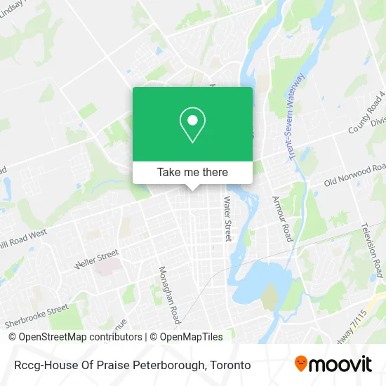 Rccg-House Of Praise Peterborough map