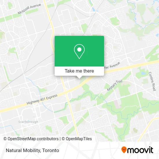 Natural Mobility map