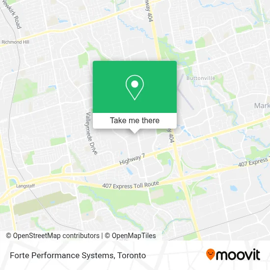 Forte Performance Systems map