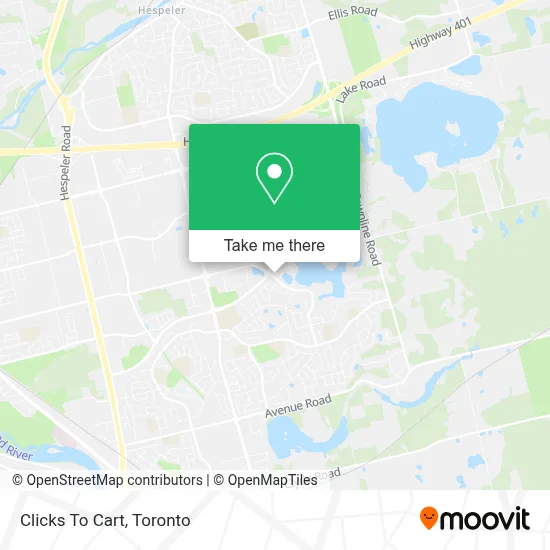 Clicks To Cart map