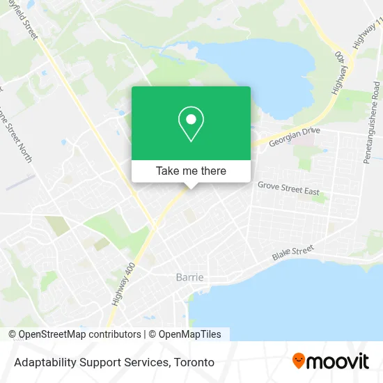 Adaptability Support Services map