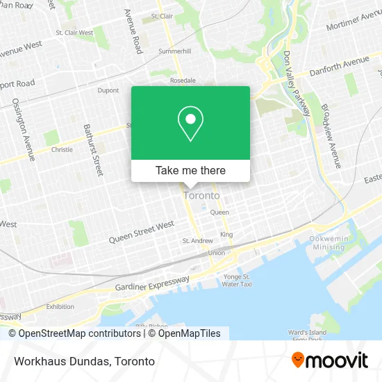 Workhaus Dundas map