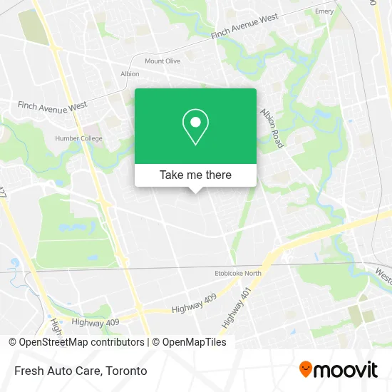 Fresh Auto Care map