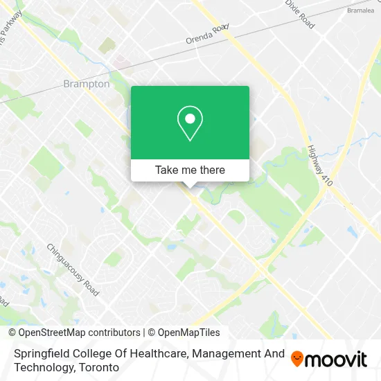 Springfield College Of Healthcare, Management And Technology map