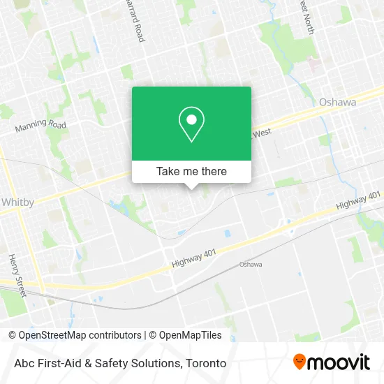 Abc First-Aid & Safety Solutions map