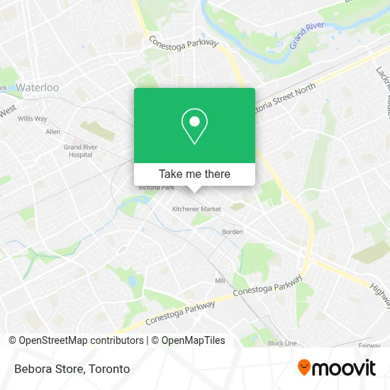 Bebora Store map