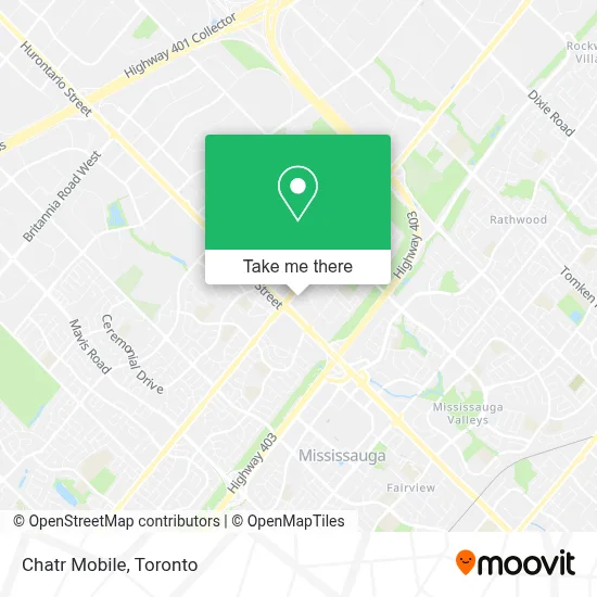 Chatr Mobile map