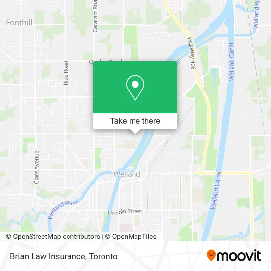 Brian Law Insurance map
