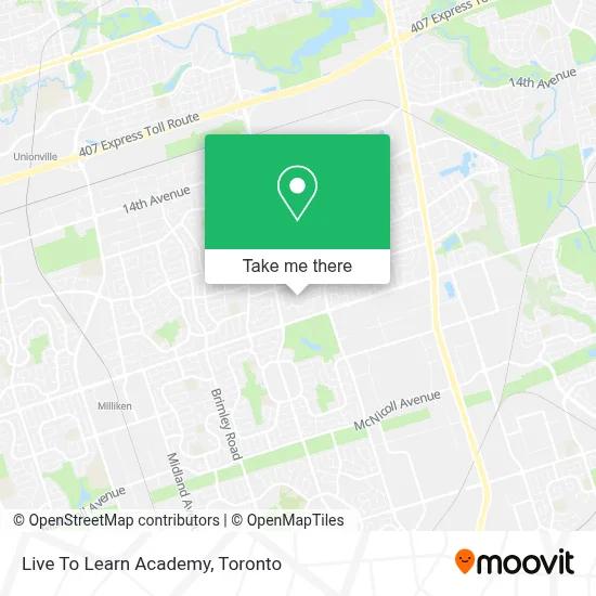 Live To Learn Academy map