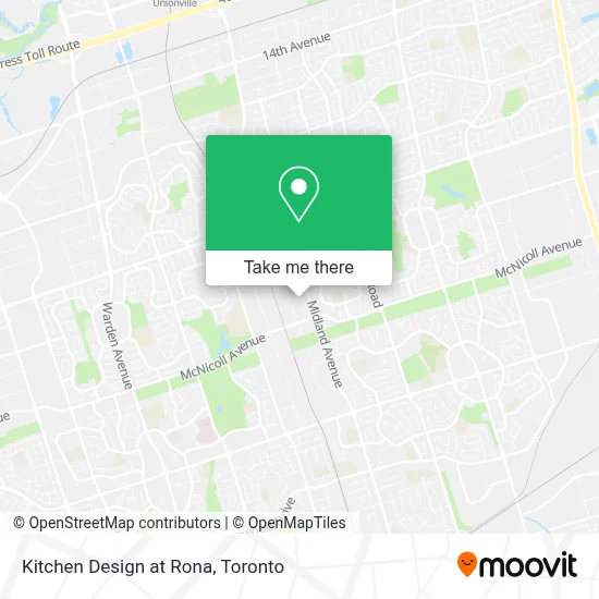 Kitchen Design at Rona map