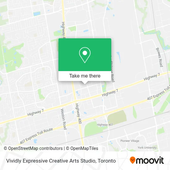 Vividly Expressive Creative Arts Studio map