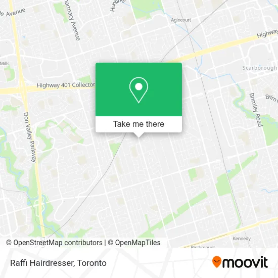 Raffi Hairdresser map