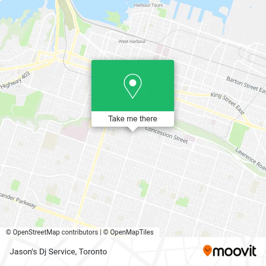 Jason's Dj Service map