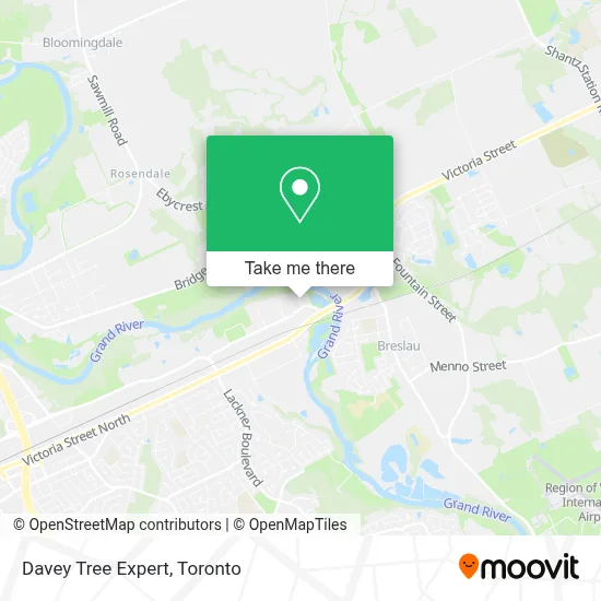 Davey Tree Expert map