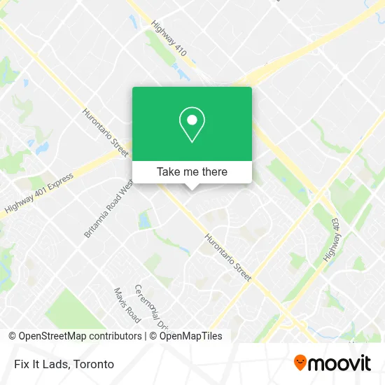 Fix It Lads map