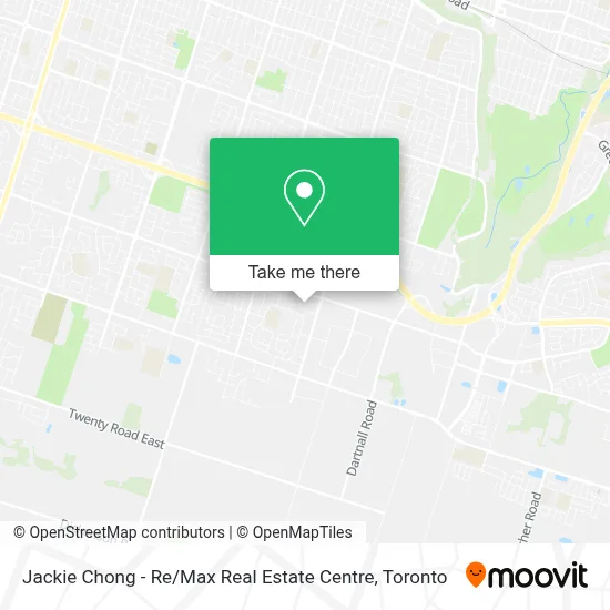 Jackie Chong - Re / Max Real Estate Centre map