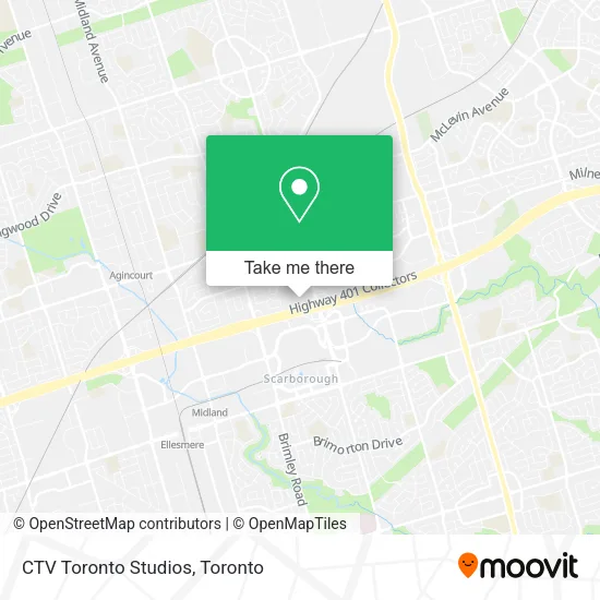 CTV Toronto Studios map