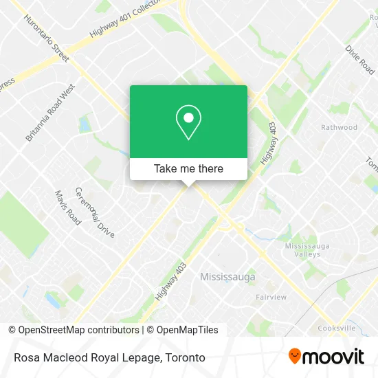 Rosa Macleod  Royal Lepage map