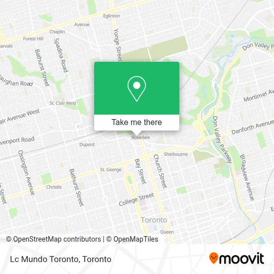 Lc Mundo Toronto map