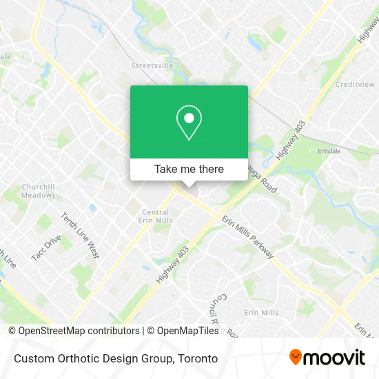Custom Orthotic Design Group map
