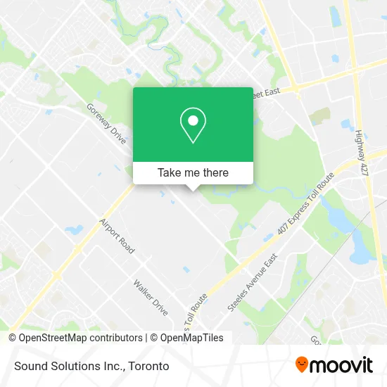 Sound Solutions Inc. map