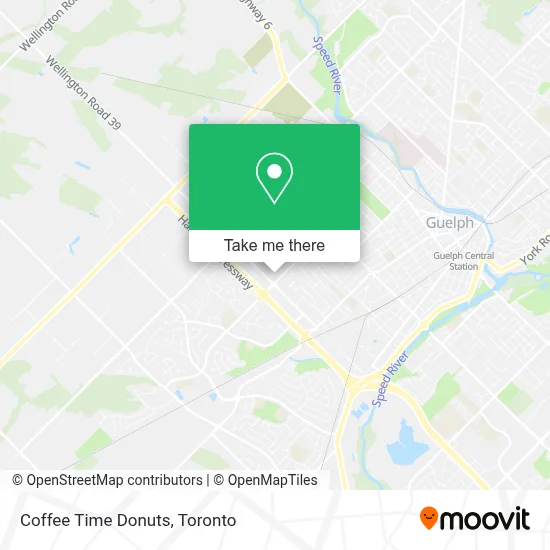 Coffee Time Donuts map