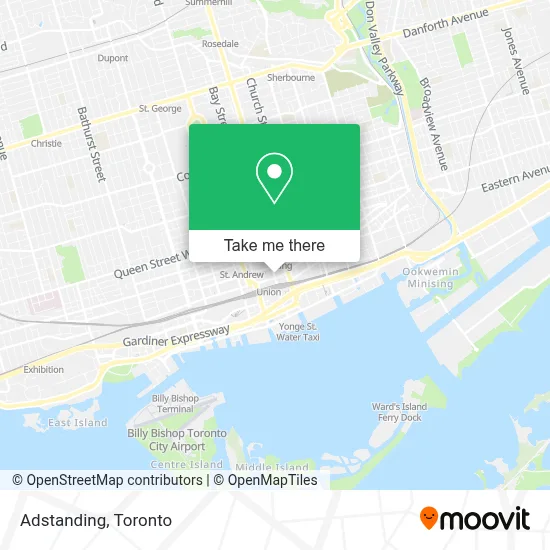 Adstanding map