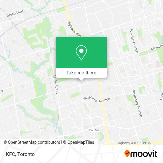 Kfc map