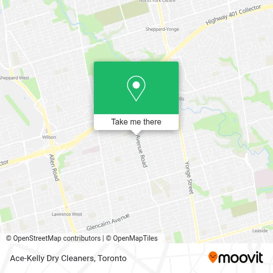 Ace-Kelly Dry Cleaners map