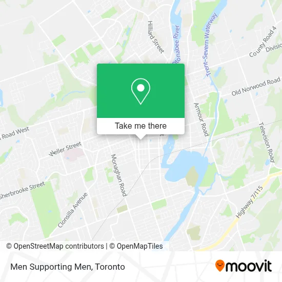 Men Supporting Men map