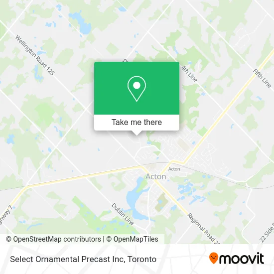 Select Ornamental Precast Inc map