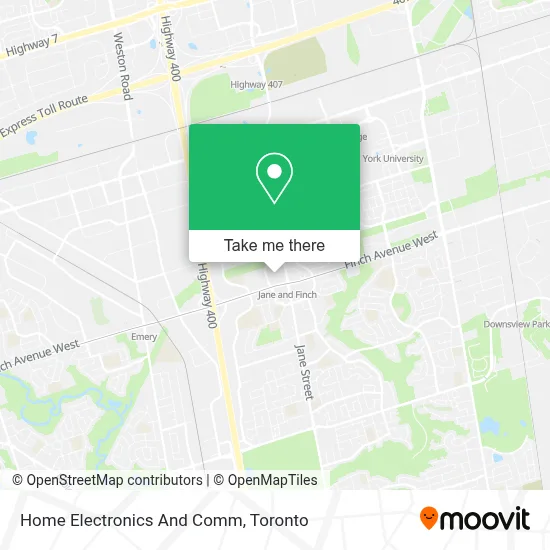 Home Electronics And Comm map