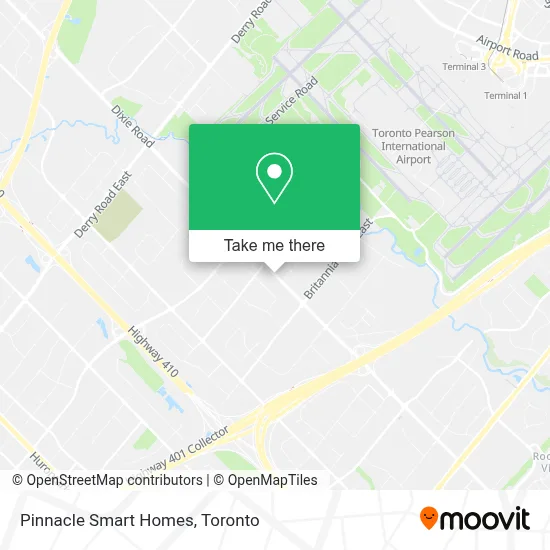 Pinnacle Smart Homes map