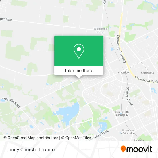 Trinity Church map