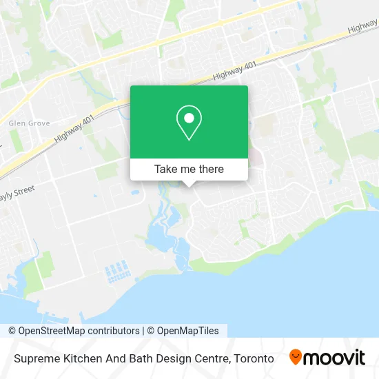 Supreme Kitchen And Bath Design Centre map